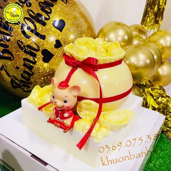 bánh túi tiền vàng lớn