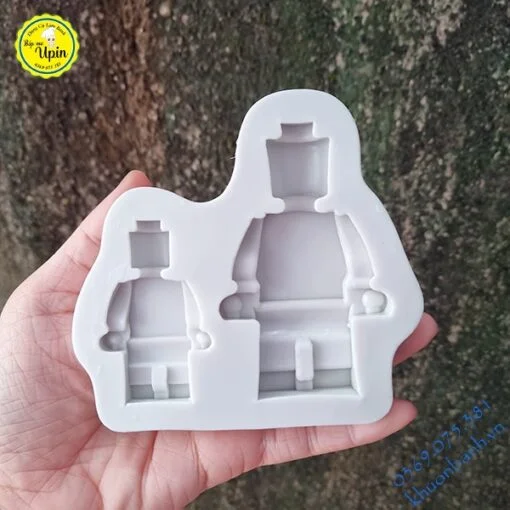 Khuôn silicon chú lính lego