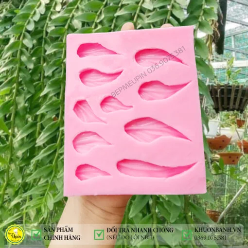 Khuôn silicon lá phong lan