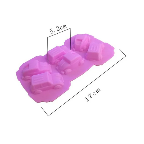 Khuôn silicon vỉ 6 ô tô xe hơi size nhỏ - Ảnh 2