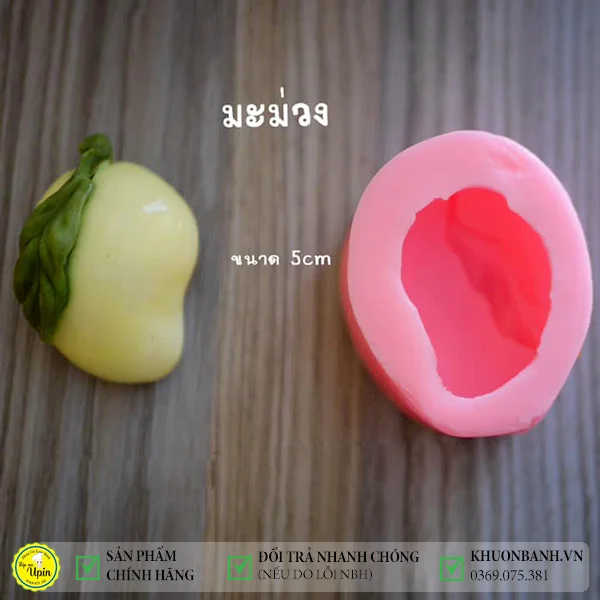 Khuôn silicon 8 quả trái cây và giỏ mây - Ảnh 4