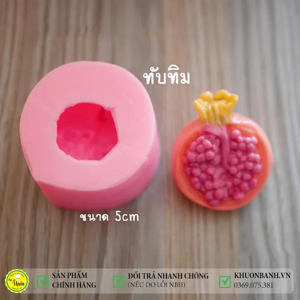 Khuôn silicon 8 quả trái cây và giỏ mây - Ảnh 5