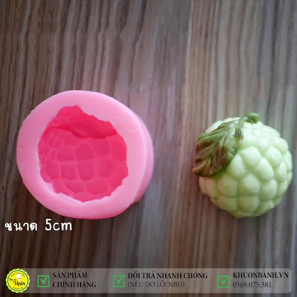 Khuôn silicon 8 quả trái cây và giỏ mây - Ảnh 6
