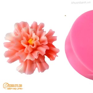 Khuôn silicon hoa cẩm chướng to
