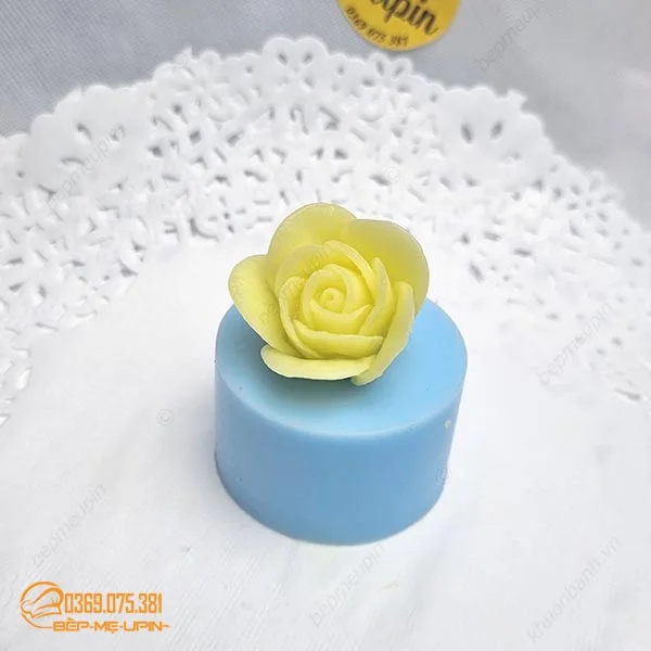 Khuôn silicon hoa hồng thái mã D6 - Ảnh 2