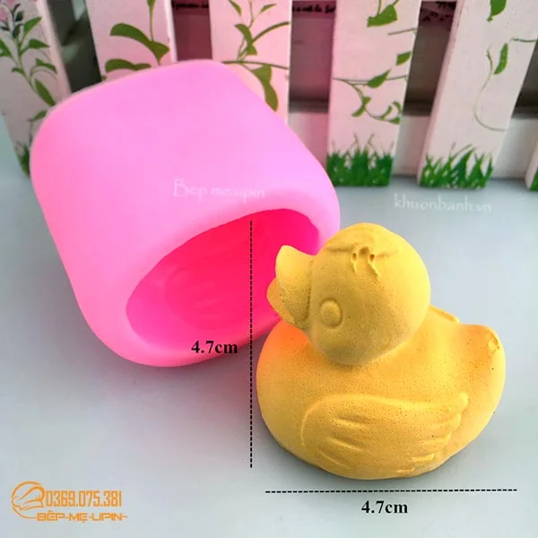 Khuôn silicon con vịt - Ảnh 2