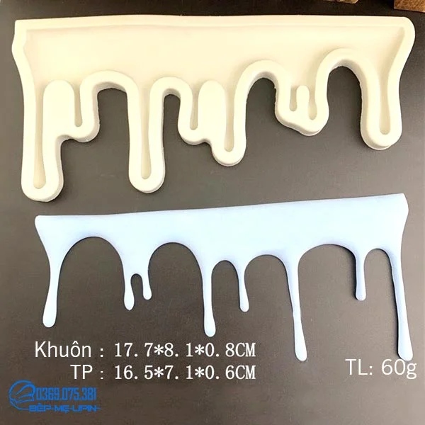 Khuôn silicon ốp tuyết tan chảy mẫu 2 - Ảnh 3