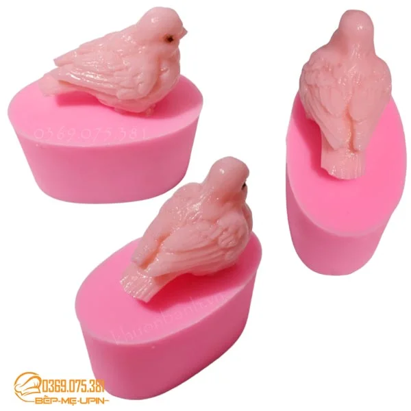 khuôn silicon chú chim bồ câu
