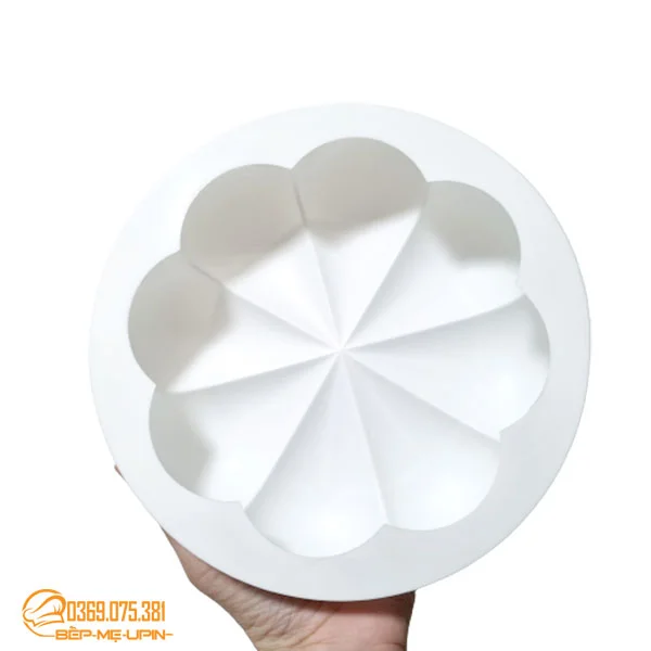 Khuôn silicon hoa cúc 8 cánh 20cm - Ảnh 3