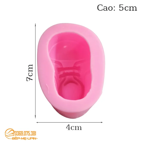 Khuôn chiếc giầy thể thao 1 cái khuôn silicon làm bánh - Ảnh 2