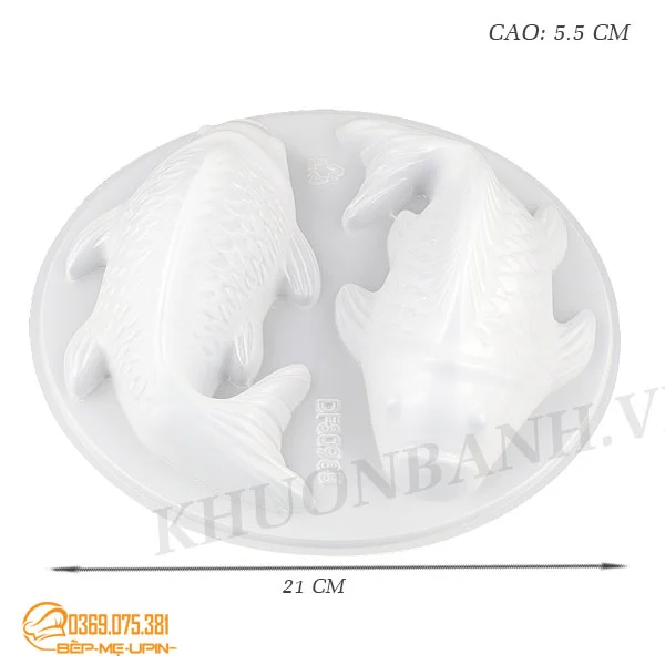 Khuôn nhựa cá chép làm xôi bánh trôi rau câu xu xê bếp mẹ upin - Ảnh 4