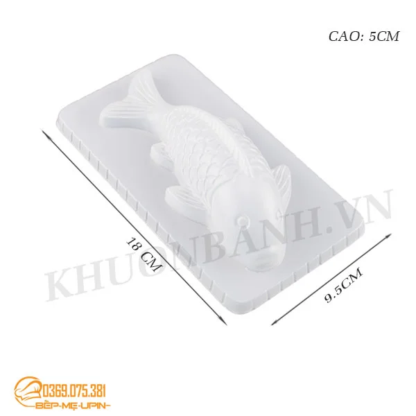 Khuôn nhựa cá chép làm xôi bánh trôi rau câu xu xê bếp mẹ upin - Ảnh 3