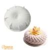 khuôn silico hình tròn tổ chim donut
