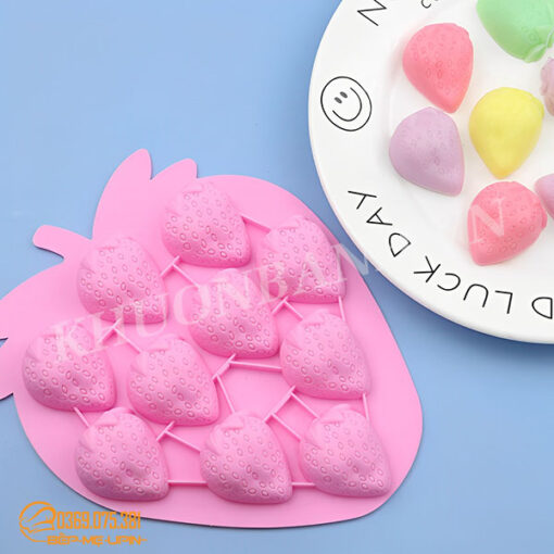 Vỉ 10 quả dâu silicon