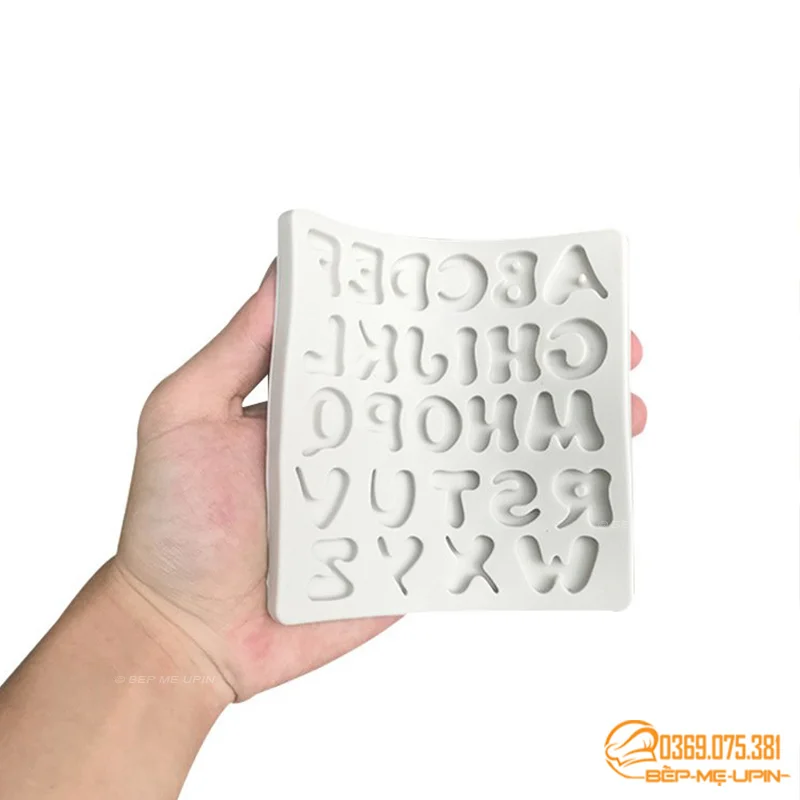 Khuôn chữ cái mã CS06 khuôn silicon chữ cái làm socola - Ảnh 4