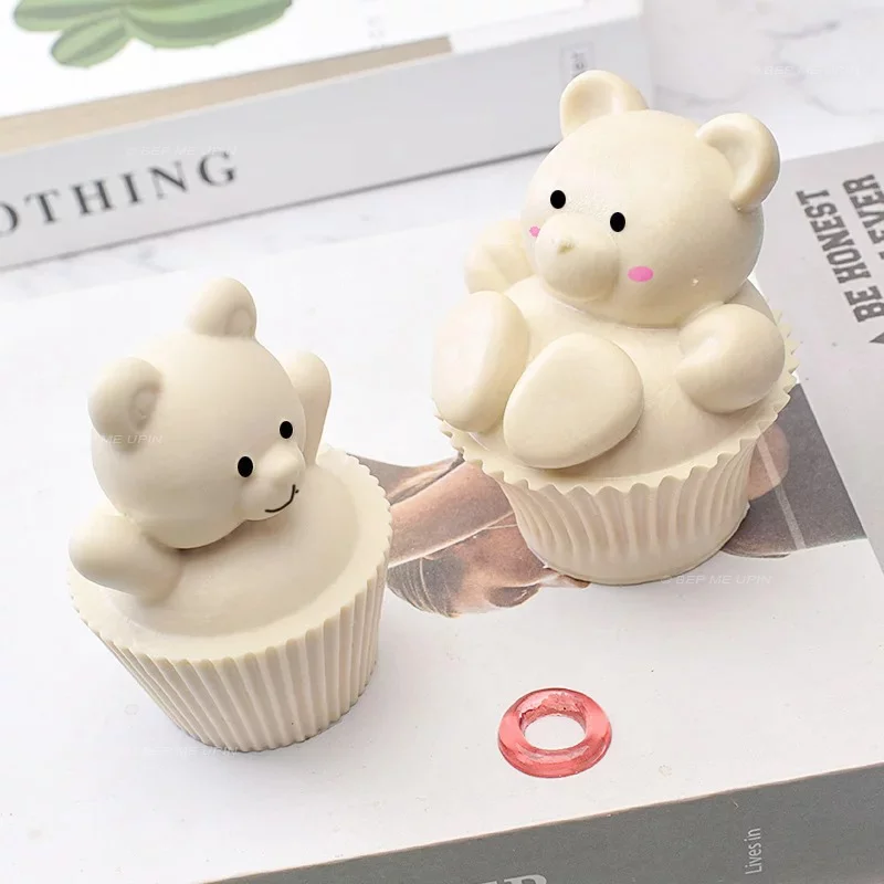 Khuôn silicon gấu cupcake - Ảnh 7