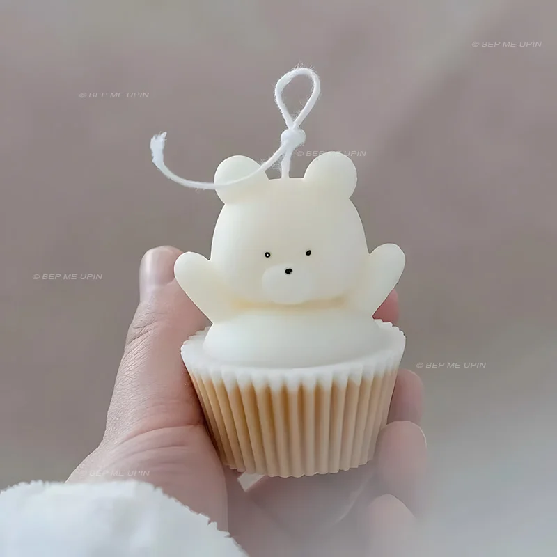 Khuôn silicon gấu cupcake - Ảnh 6