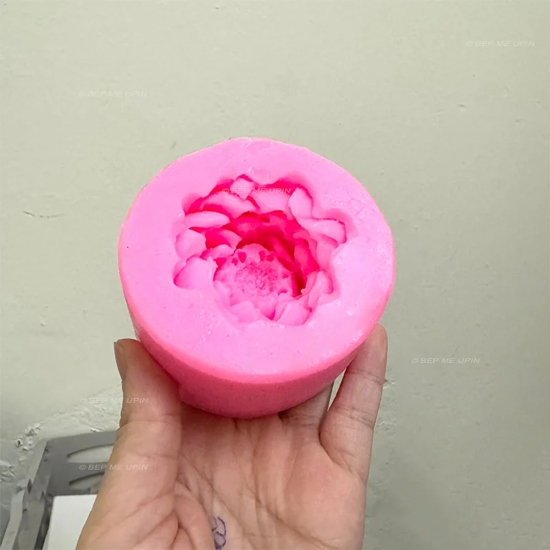 Khuôn silicon hoa sen to mã HSG8 - Ảnh 2