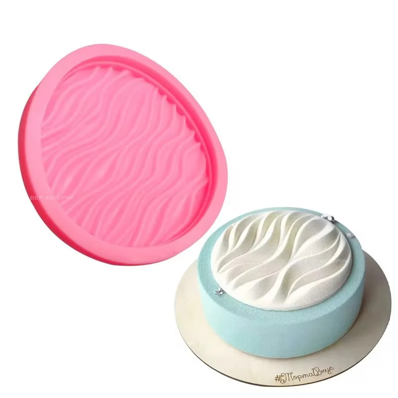 Khuôn silicon ốp tròn lượn sóng 11cm - Ảnh 5