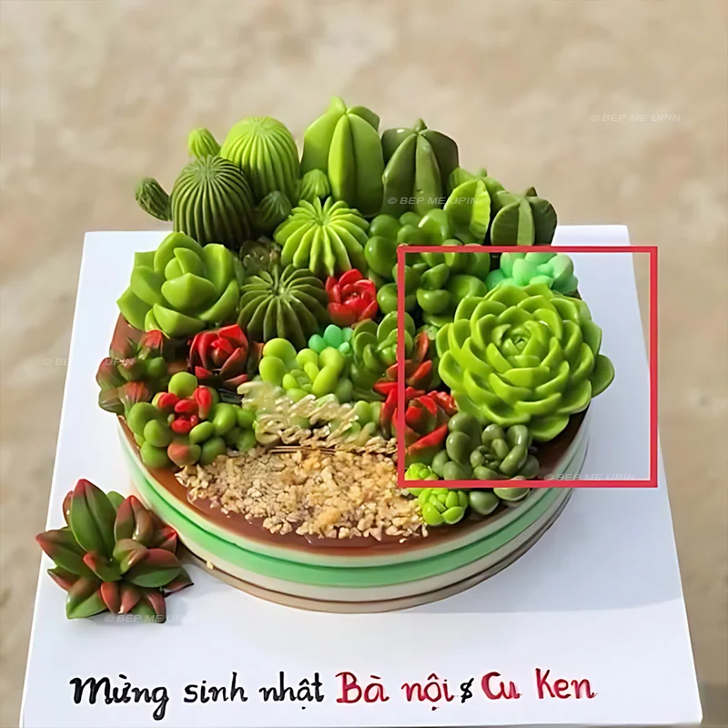 Khuôn silicon sen đá 9cm mã SR307 - Ảnh 4