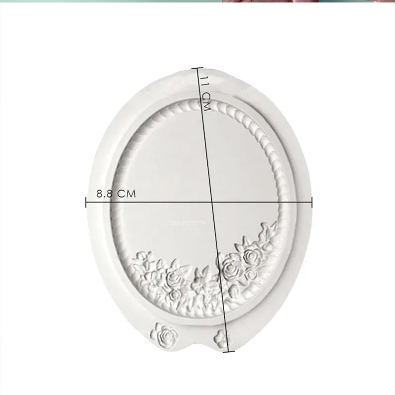 Khuôn silicon khung ảnh khung gương hoa - Ảnh 2