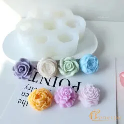 Khuôn siicon vỉ 7 hoa