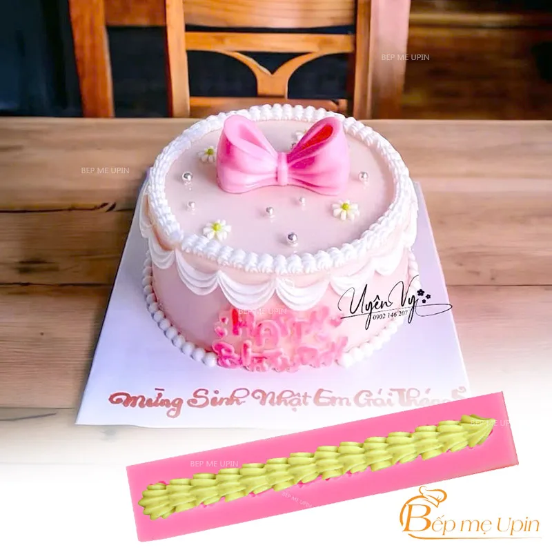 Khuôn silicon vẩy sò bánh
