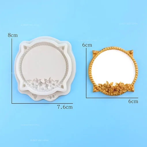 Khuôn silicon khung ảnh khung gương hoa - Ảnh 3