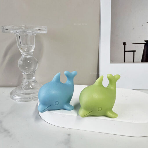Khuôn silicon 4d khuôn cá heo khuôn cá voi mã CV04 - Ảnh 6