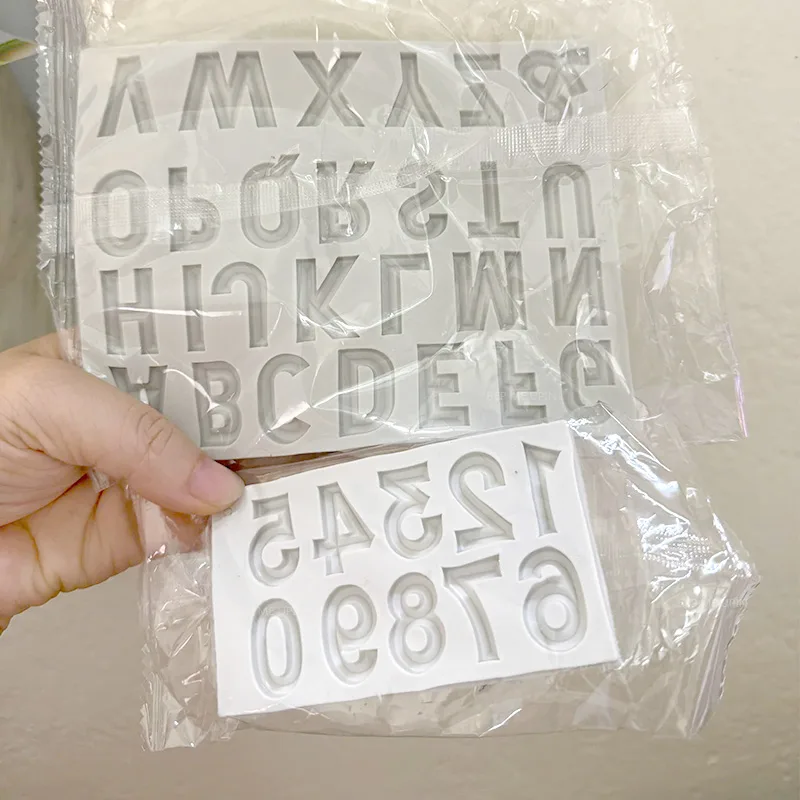 Khuôn silicon chữ cái chữ số cs08 - Ảnh 7