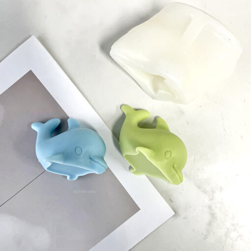 Khuôn silicon 4d khuôn cá heo khuôn cá voi mã CV04 - Ảnh 3