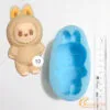 Khuôn silicon labubu tai thỏ nguyên người làm khúc bạch
