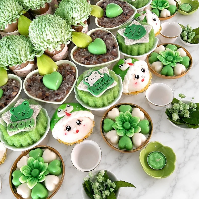 Khuôn Silicon Hoa Cúc 2 Lớp 6.5cm Làm Rau Câu 3D, Fondant, Nến Thơm Handmade Trang Trí Bánh Thôi Nôi - Ảnh 2