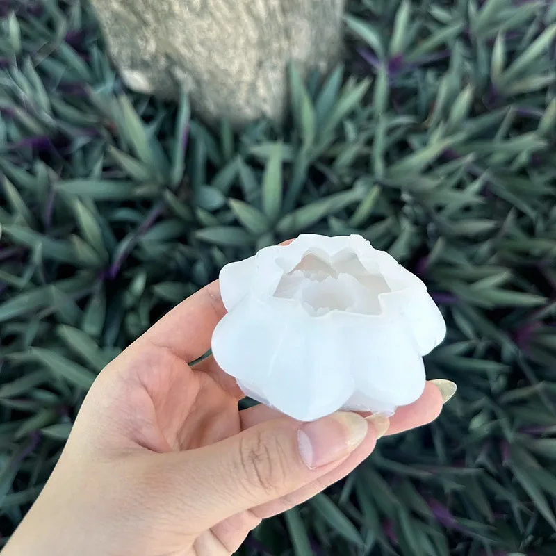Khuôn Silicon Hoa Cúc 2 Lớp 6.5cm Làm Rau Câu 3D, Fondant, Nến Thơm Handmade Trang Trí Bánh Thôi Nôi - Ảnh 3