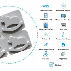 Khuôn silicon ngựa bập bênh