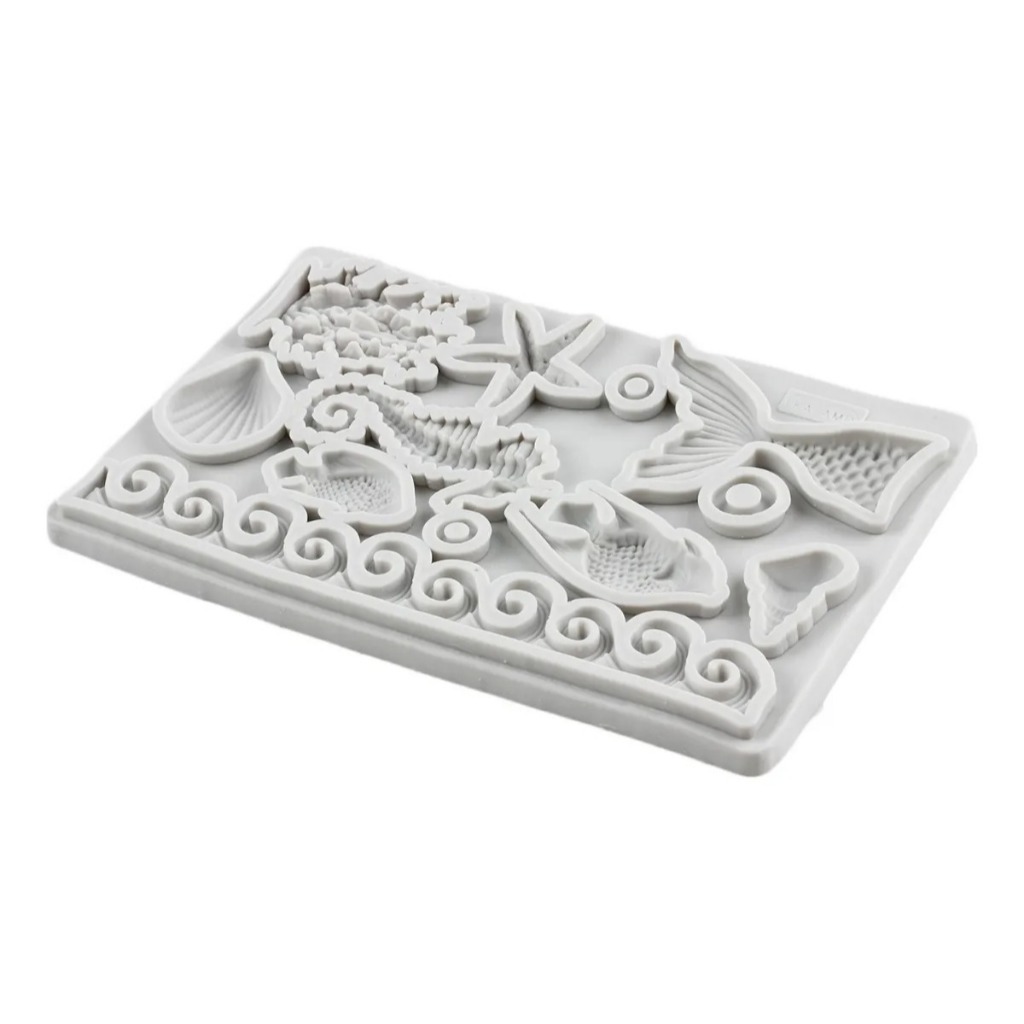 Khuôn Silicon Sinh Vật Biển Trang Trí Bánh Fondant Socola Thạch Rau Câu - Ảnh 2